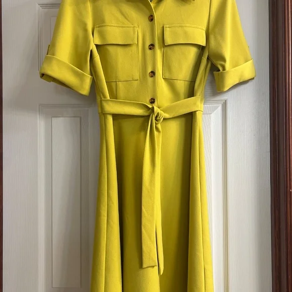 Shelby & Palmer Short Sleeve Shirt Dress    Excellent Condition - Picture 3 of 8